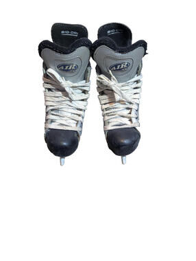 Easton Z-Air Comp Adult Hockey Skates Size 3.5 Silver Pad Lock II Bio-dri